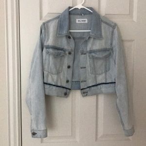 Dl1961 denim crop jacket size S